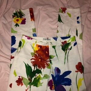 Dolce & Gabbana Multicolor Floral pants
